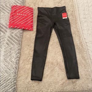 Spanx faux leather leggings